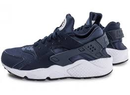 Nike huarache homme bleu marine. Nike Air Huarache Bleu Marine Chaussures Baskets Homme Chausport