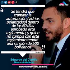 El uso de vidrios polarizados en vehículos públicos o particulares será  reglamentado. El ministro de Gobierno, informó que en el mes de abril se  presentó un proyecto de resolución para modificar el