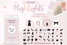 50 rose gold and pink highlight covers for instagram. Rose Gold Marble Instagram Story Icons On Behance