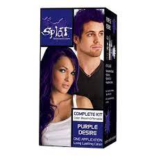 Formula contains conditioners and panthenol to improve. Splat Purple Desire Semi Permanent Hair Dye For All Hair Colors 1 Kit 3 Pack Walmart Com Walmart Com