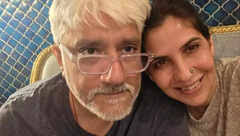 Deanne Panday, Penny Patel, Renu Chainani and Nayantara Thacker ​pose  together during the preview of the art show 'Breaking Barriers' held at  Jehangir Art Gallery in Mumbai