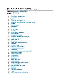 The score will include some of diamond's biggest hits, including sweet caroline, america, and song sung blue. All Ariana Grande Songs Recorded Music Contemporary R B