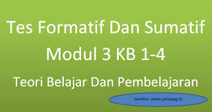Kali ini kami akan berbagi soal dan kunci jawaban tes formatif modul bahasa indonesia kb 1 modul profesional, mengenai ragam teks dan pada kb 1 ini, anda akan mempelajari ragam teks dan satuan bahasa pembentuk teks. Tes Formatif Dan Sumatif Modul 3 Kb 1 4 Teori Belajar Dan Pembelajaran Jalurppg Id