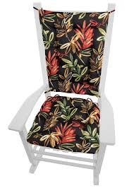Manilla Black Indoor Outdoor Rocking Chair Pads Size Extra Large Rocking Chair Pads Outdoor Rocking Chairs Outdoor Rocking Chair Cushions Klear vu indoor/outdoor overstuffed rocking chair pad cushion set 19 x 19 h. pinterest