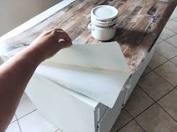 When you are considering the type of countertops to install in your kitchen and bathroom, you should look for a countertop that matches your lifestyle and your home's. Make A Faux Wood Countertop With Peel And Stick Wallpaper Stow Tellu