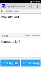 Maybe you would like to learn more about one of these? Tagalog English Translator Pro Apps On Google Play