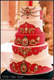 Ibake Cakes Indian Wedding Cake For All Your Cake Decorating Supplies Please Visit Craftcompany Co Uk Indian Wedding Cakes Indian Cake Henna Wedding Cake