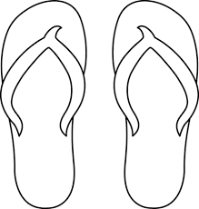 Flip Flop Coloring Pages May 24 2012 Coloring Pages Free Clip Art Flip Flop Images