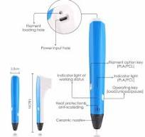 SunLu 3D Printing Pen with PCL filament - Blue