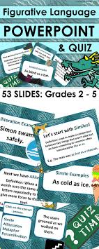 A Fun Figurative Language Powerpoint And Quiz Perfect For Introducing This Exciting Figurative Language Powerpoint Figurative Language Figurative Language Fun