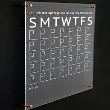 Acrylic Calendar Dry Erase Board Family Command Center Large Floating Wall Calendar Dry Erase Calendar Calendar Decal Calendar Vinyl