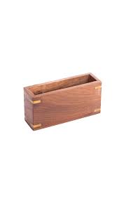 The result is an incredibly smooth finish that just feels like it belongs in your hand. Wooden Business Card Holder Desert Designs
