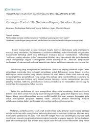 Still waters run deep bertepuk. Diari Cikgu Chom Karangan Contoh 18 Sediakan Payung Sebelum Hujan