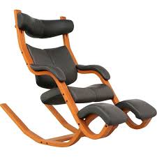 The varier gravity balans chair allows for extreme relaxation while giving the best possible support. Vintage Rocking Chair Gravity Balans By Peter Opsvik For Stokke 1984 Design Market