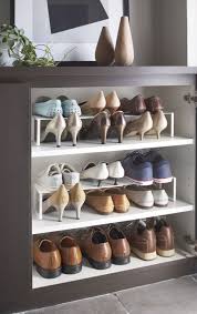 Find a closet shoe rack, a stackable shoe rack or a hanging shoe rack at macy's. Yamazaki Home Official Site Extendable Shoe Rack