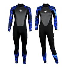 Aqua Lung Bali 3mm Wetsuit Camo Blue