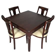 L 320 x w 115 x h 76 cm. Antique Style Solid Mahogany Wood Square Dining Table And Chairs110cm