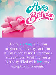 Happy Birthday Gift For My Wife You Brighten Up My Days Happy Birthday Card For Wife Birthday Greeting Cards By Davia Birthday Cards Images Happy Birthday Cards Birthday Wishes And Images