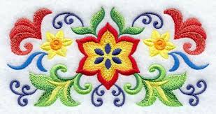 Mejolica Floral Border Mexican Culture Embroidered Waffle Etsy Embroider your own peasant blouses. mejolica floral border mexican culture embroidered waffle weave towel