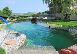 badespass fur kinder im schwimmteich schwimmteich natur pool schwimmbad designs
