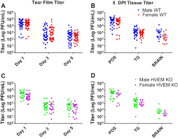 Transmission of hsv results from close contact with a person who is actively shedding virus. Characterization Of Sex Differences In Ocular Herpes Simplex Virus 1 Infection And Herpes Stromal Keratitis Pathogenesis Of Wild Type And Herpesvirus Entry Mediator Knockout Mice Msphere