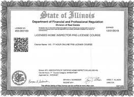 The division of real estate created a summary of the changes the state will see effective for the next decade. Illinois Department Of Financial Professional Regulation Idfpr Approval Of Internachi
