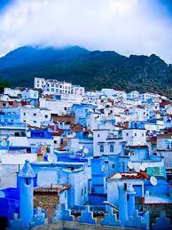 The Smurfs Town Blue City Morocco Blue City Morocco