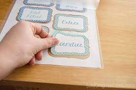 Laminated Labels With Your Silhouette Unoriginal Mom