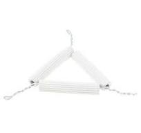 Lab Pipeclay Triangle Apparatus Holder With Clay Pipe Stems 2.2'' Supports A Crucible And Allows The Flame To Heat The Crucible Directly
