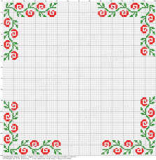 Today's free chart is a simple bookmark. Free Cross Stitch Patterns Floral Borders Novocom Top