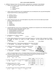 Penyelesaian soal uts statistika dan probabilitas 2013. Soal Statistika Kuliah Cara Golden