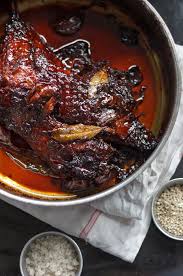 Slow Cooked Turkey Leg With Honey Glaze Garlic Turkey Leg Recipes Slow Cooker Turkey Cooking Turkey