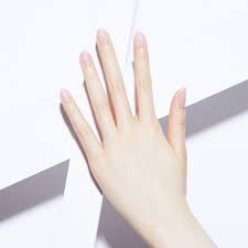 Milky Pink Liquid Glass Lacquer Static Nails Dry Nails Manicure Broken Nails