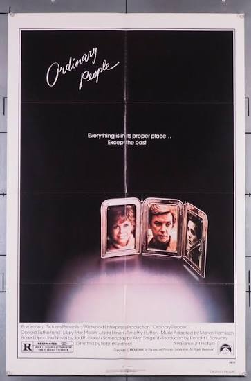Original Ordinary People (1980) movie poster in VG condition for $75.00