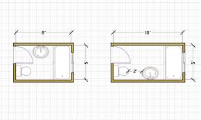 It's shown here with a luxury shower size but you can replace it with a bath in if you prefer. Small 3 4 Bathroom Floor Plans Novocom Top