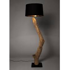 Stehleuchte Nature Straight Lampadaire Bois Flotte Lampadaire