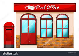 Stock Vector Illustration Of A Post Office On A White Background 160759325 Jpg 1500 1073 Stock Illustration Post Office Office Clipart