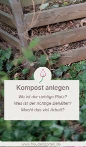 Kompost Anlegen Kompost Garten Anlegen Und Garten