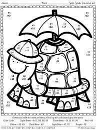 These worksheets are simple and require no carrying and borrowing. Coloring Pages Kids Double Digit Addition With Regrouping Coloring Sheet