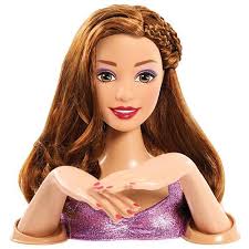 Black Barbie Styling Head Barbie Deluxe Styling Head Brunette Barbie Brunette Hair Ties