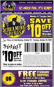10 Off 30 At Spirit Halloween Or Online Via Checkout Promo Saveon30 Coupon Via The Coupons App Spirit Halloween Coupon Halloween Coupons Spirit Halloween