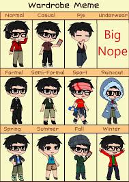 Jul 24, 2021 · your male gacha club oc ideas boy pic are geared up in this blog. Wardrobe Meme Gacha Club Edition By Tataymoes On Deviantart