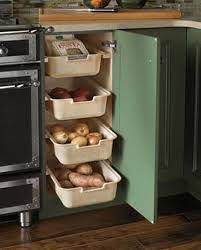 Fortunately, there are many creative and useful diy ideas for storing fresh products that you can do here are 15 effective diy produce storage solutions that you will love for sure! Save Space Kitchen Storage Kitchen Design Trendy Kitchen