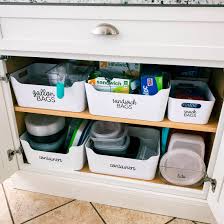 how to organize kitchen cabinets