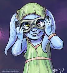 Twi Lek Child With Goggles Star Wars Art Star Wars Fan Art Star Wars Memes