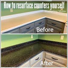 Painting over your formica countertop lets your creative side out and also saves money. How To Resurface Counters Stockpiling Moms