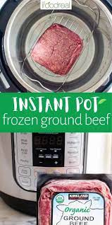 This recipe is for a defrosted turkey roast, so if you bought a frozen one, make sure to defrost it with enough time. Instant Pot Frozen Ground Beef Thawed In Your Electric Pressure Cooker In Minutes Then Use The Meat In Any Recipes Calling For Ground In 2021 Beef Cooking Ground Beef