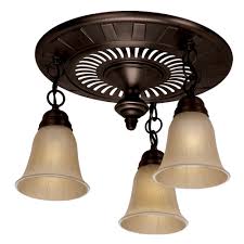 Hunter Garden District Decorative Bathroom Ventilation Fan With Light In Bronze Patina Walmart Com Walmart Com
