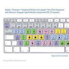 Adobe Premiere Pro Keyboard Shortcuts Stickers Labels For Mac Keyboard Stickers Adobe Premiere Pro Sticker Labels