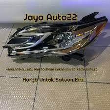 Harga lampu led mobil terbaru 2016. Jual Headlamp Head Lamp Lampu Depan Mitsubishi All New Pajero Sport Dakar Led Original Tahun 2016 2017 2018 1kiri Copotan Mulus Bening Di Lapak Jaya Auto22 Bukalapak